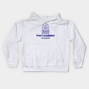 Port Louisian at heart - Brittany Morbihan 56 BZH Sea Kids Hoodie